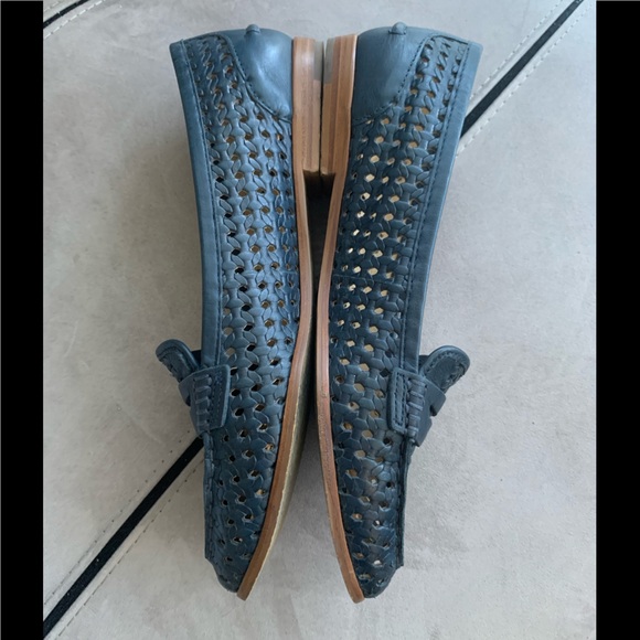 JCrew Collins Woven Navy Loafers size 10M - Picture 5 of 12